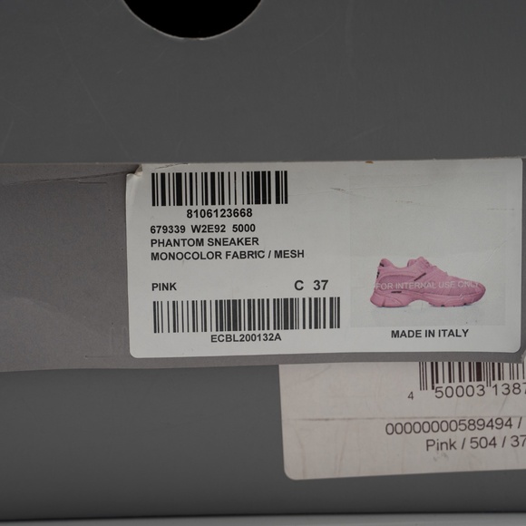 size 37 EU / 7 US Balenciaga Phantom Sneakers Pink Mesh - Picture 13 of 13